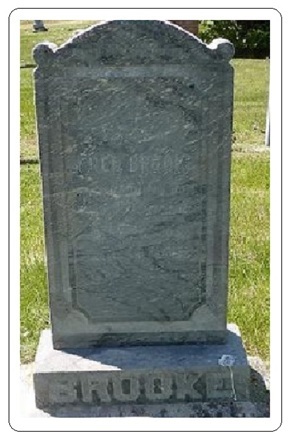 Headstone of Staff Sergeant A.F.M. Brooke