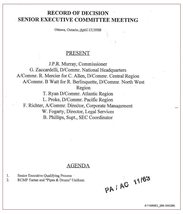 SEC Decision page 1