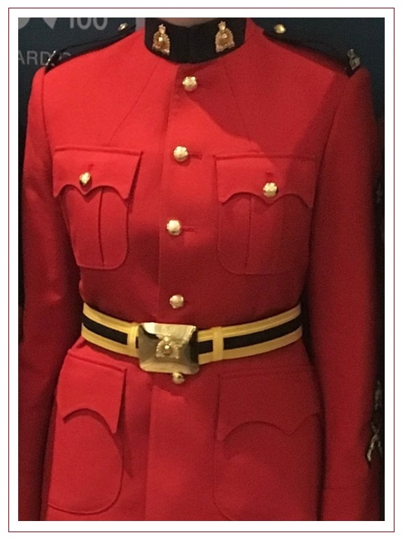 The RCMP Red Serge scarlet tunic